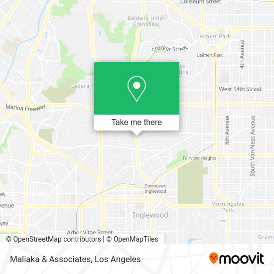 Maliaka & Associates map