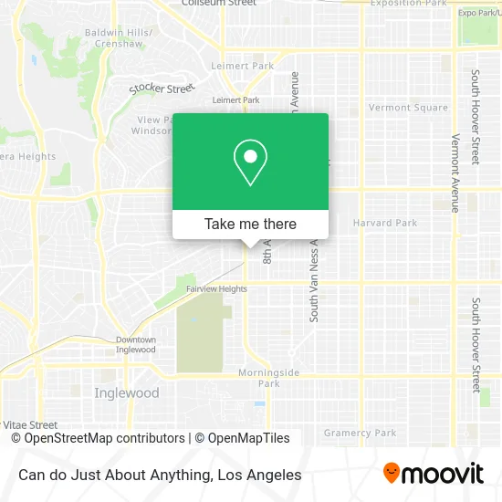 Can do Just About Anything map