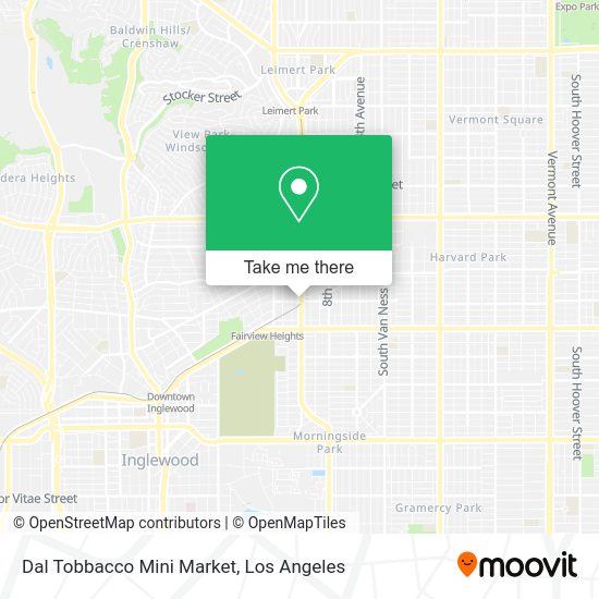 Mapa de Dal Tobbacco Mini Market