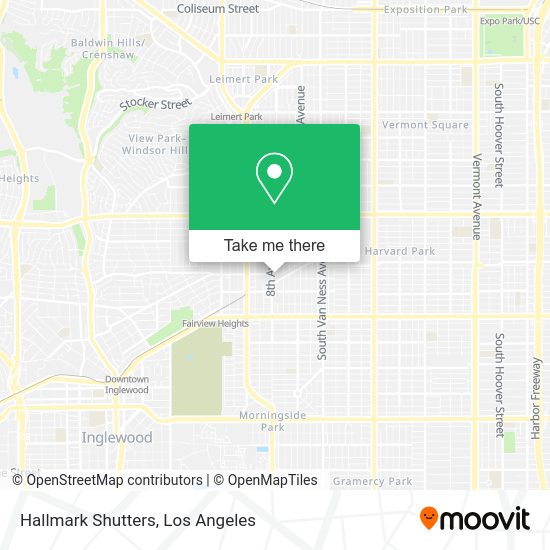 Mapa de Hallmark Shutters