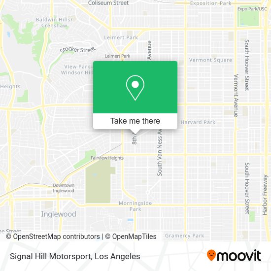 Signal Hill Motorsport map