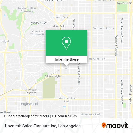 Nazareth Sales Furniture Inc map