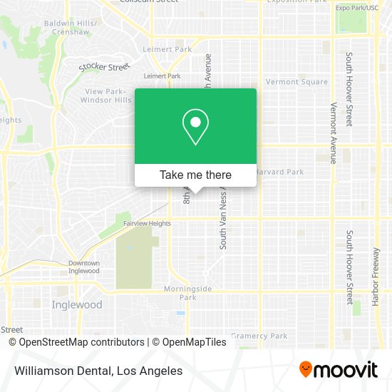Williamson Dental map