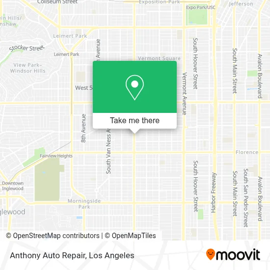 Anthony Auto Repair map