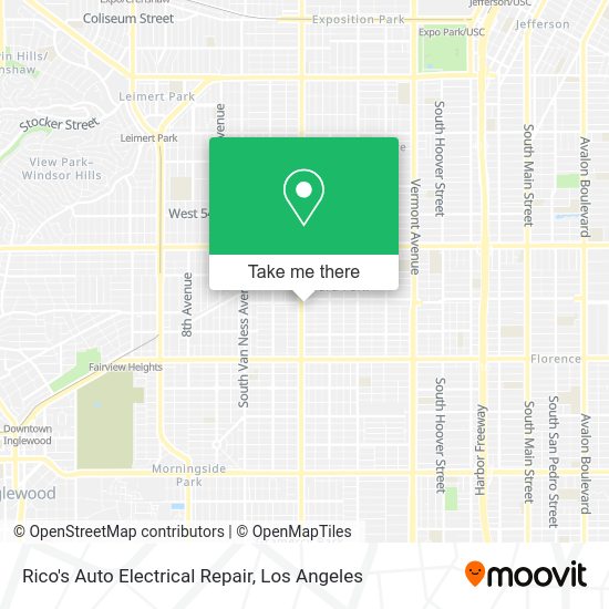 Mapa de Rico's Auto Electrical Repair