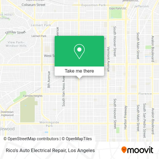 Rico's Auto Electrical Repair map