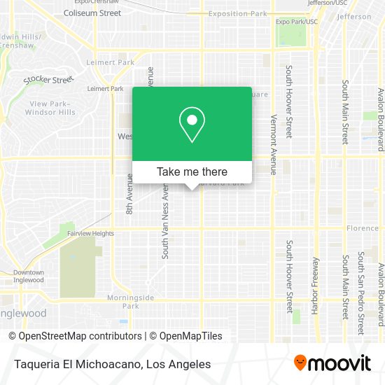 Mapa de Taqueria El Michoacano