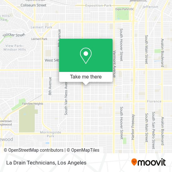 La Drain Technicians map