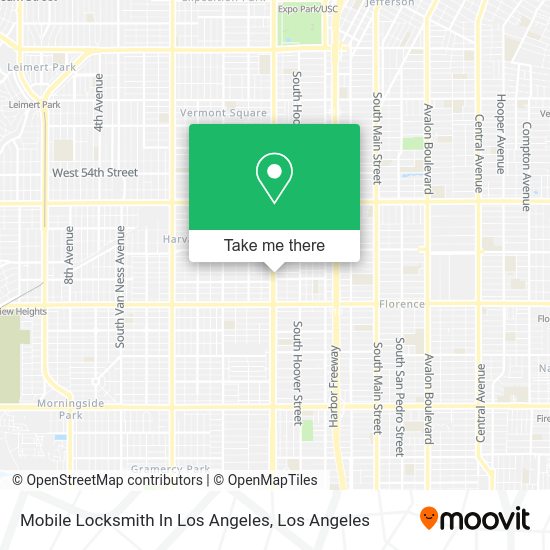 Mobile Locksmith In Los Angeles map