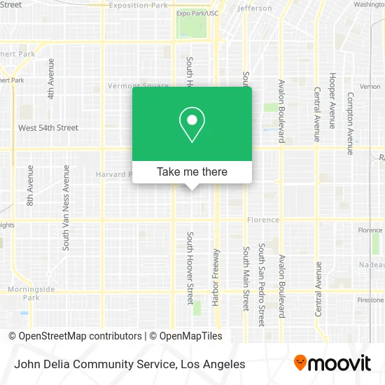 John Delia Community Service map