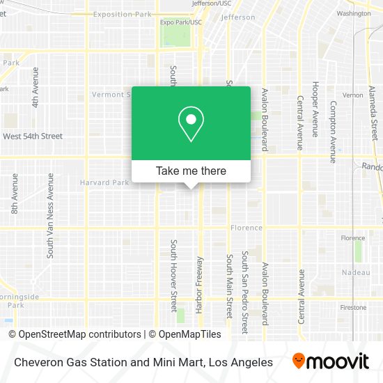 Mapa de Cheveron Gas Station and Mini Mart