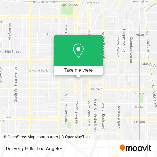 Deliverly Hills map