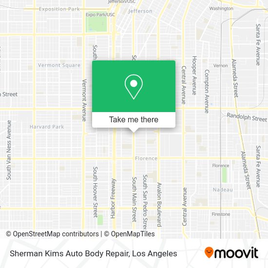 Sherman Kims Auto Body Repair map