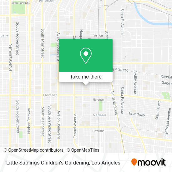 Little Saplings Children's Gardening map