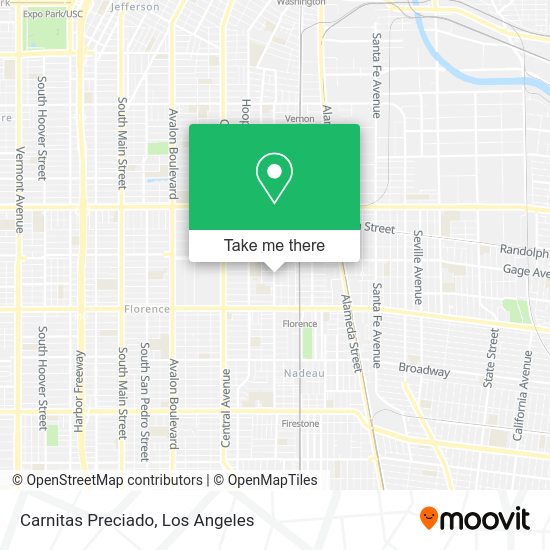 Carnitas Preciado map