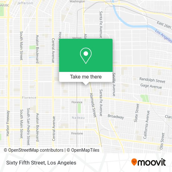 Mapa de Sixty Fifth Street
