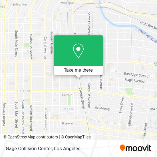 Gage Collision Center map