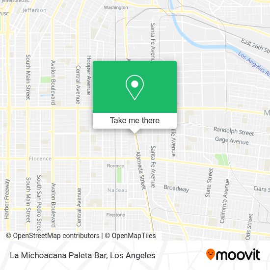 La Michoacana Paleta Bar map