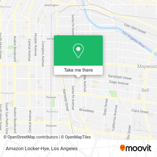 Mapa de Amazon Locker-Hye