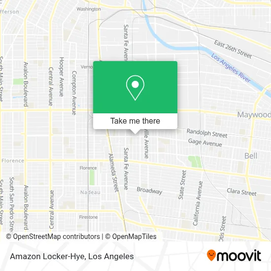 Amazon Locker-Hye map