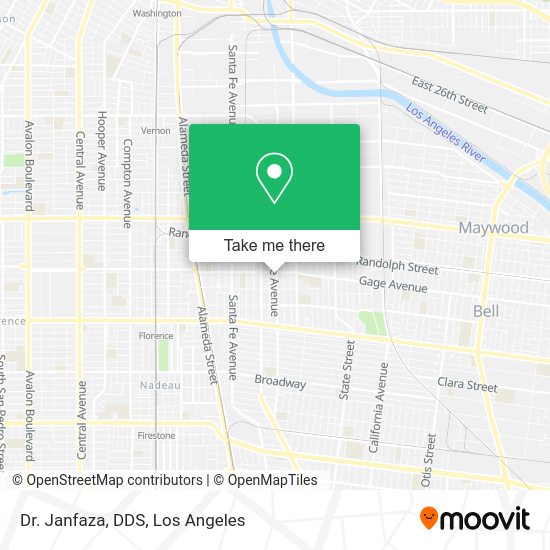 Mapa de Dr. Janfaza, DDS
