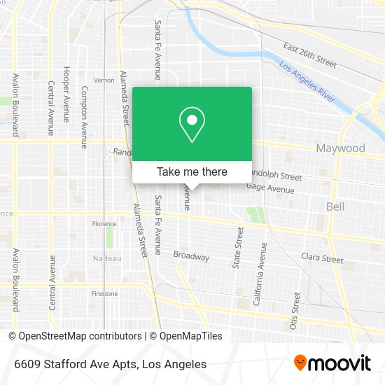 6609 Stafford Ave Apts map