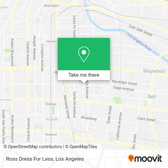 Ross Dress For Less map