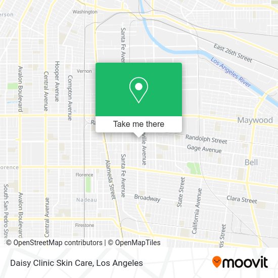 Daisy Clinic Skin Care map