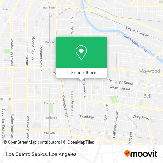 Los Cuatro Sabios map