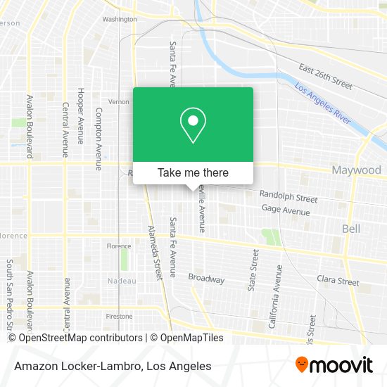 Amazon Locker-Lambro map