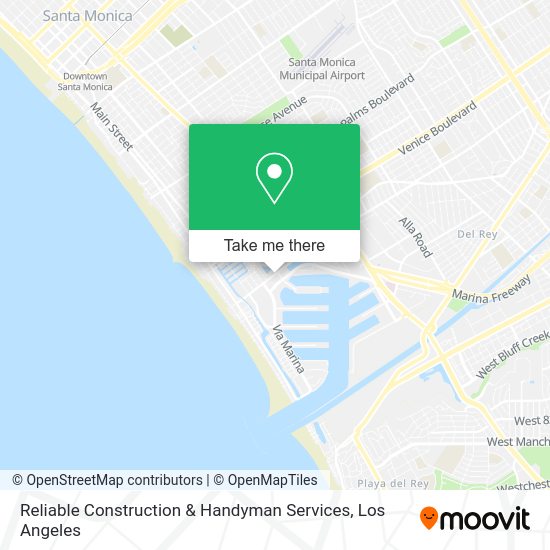 Reliable Construction & Handyman Services map
