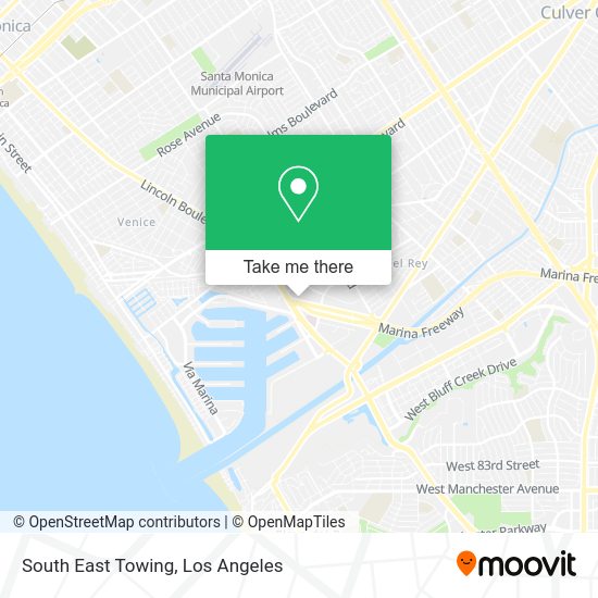 Mapa de South East Towing