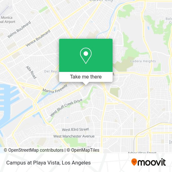 Mapa de Campus at Playa Vista