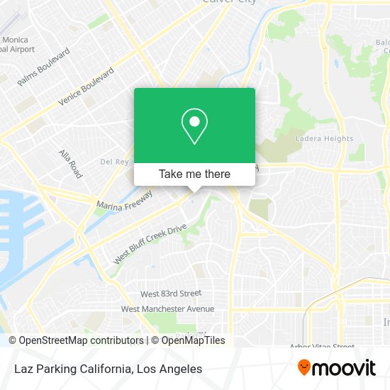 Laz Parking California map