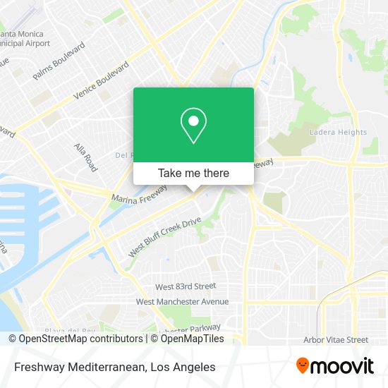 Freshway Mediterranean map