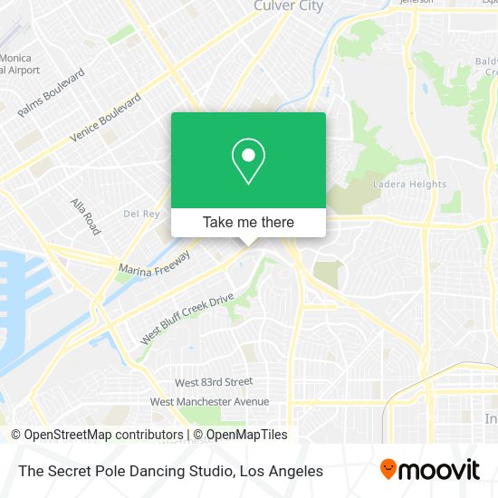 Mapa de The Secret Pole Dancing Studio