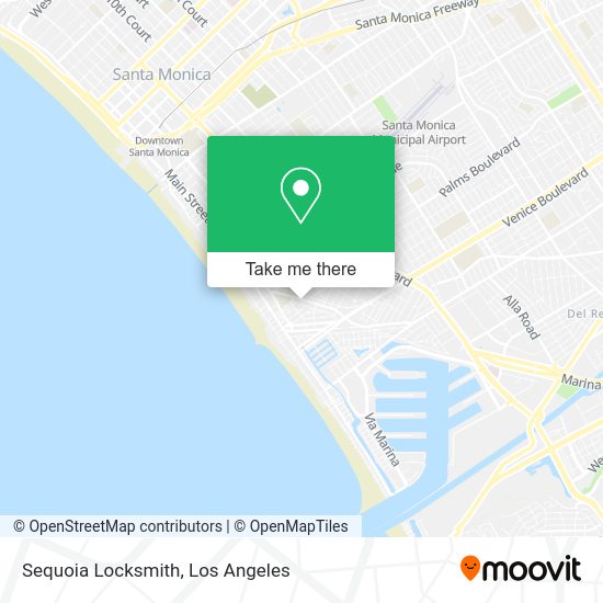 Sequoia Locksmith map