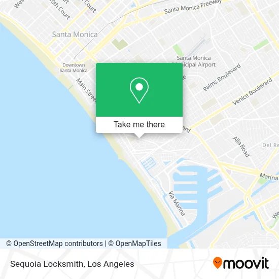 Sequoia Locksmith map