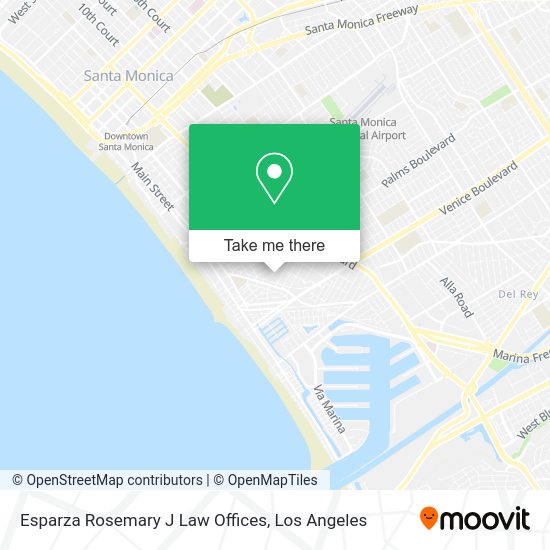 Mapa de Esparza Rosemary J Law Offices