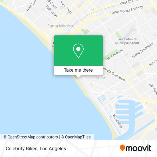 Mapa de Celebrity Bikes