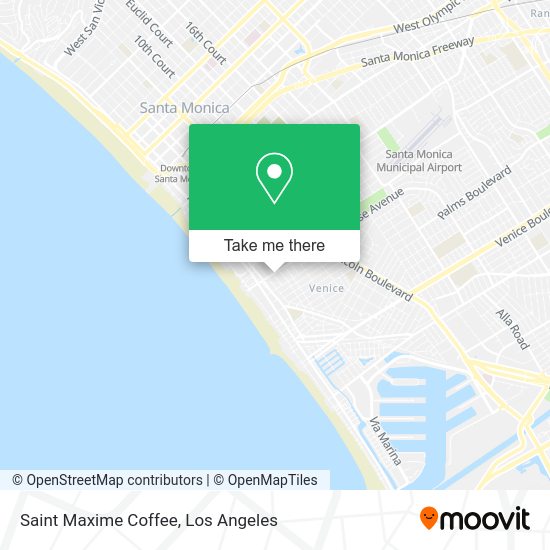 Saint Maxime Coffee map