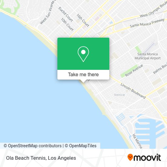 Ola Beach Tennis map