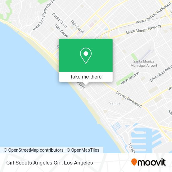 Girl Scouts Angeles Girl map