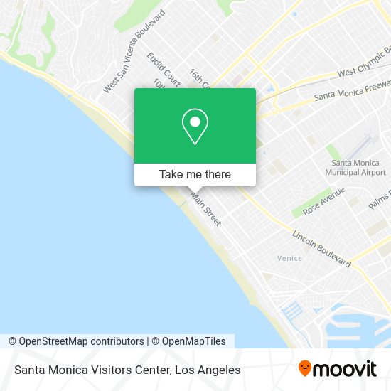 Santa Monica Visitors Center map