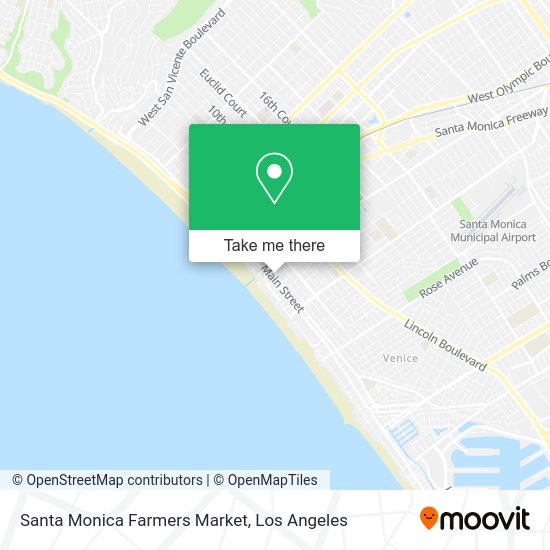 Santa Monica Farmers Market map