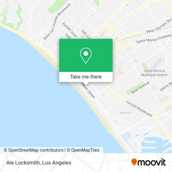 Ale Locksmith map