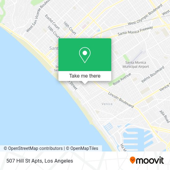 507 Hill St Apts map