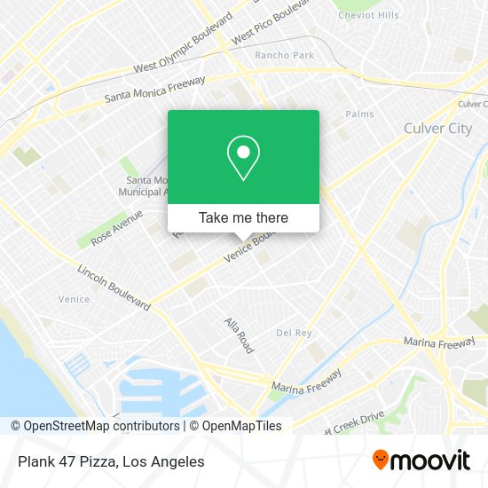 Mapa de Plank 47 Pizza