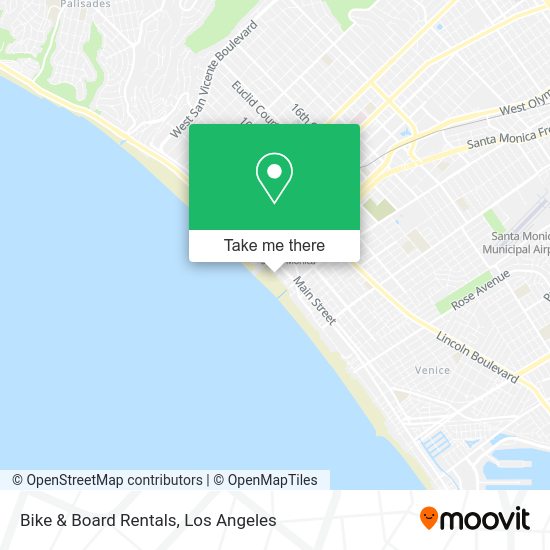 Bike & Board Rentals map