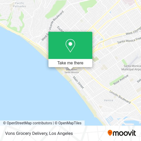 Vons Grocery Delivery map